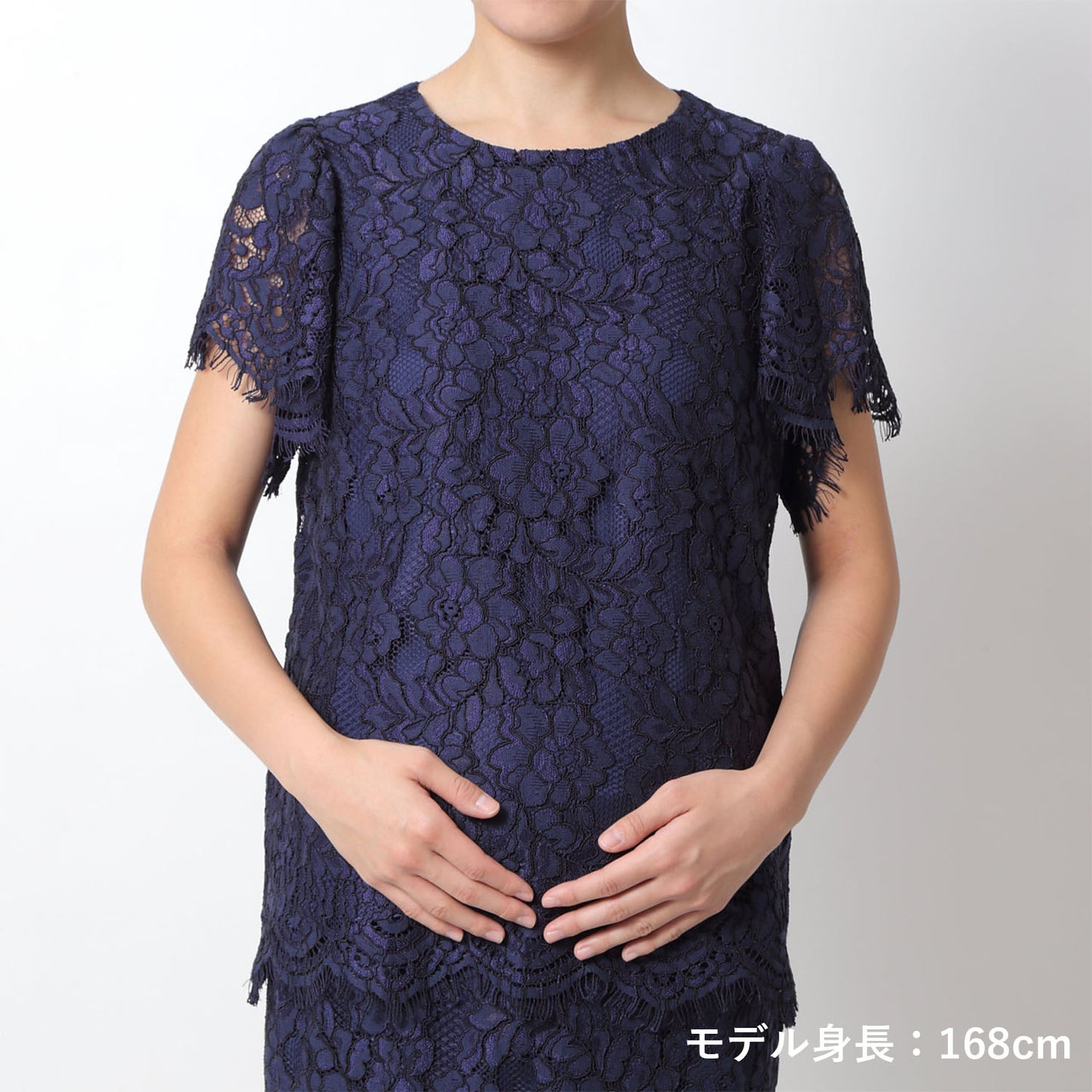 総レースセットアップ(model:160cm 着用サイズ:SM)