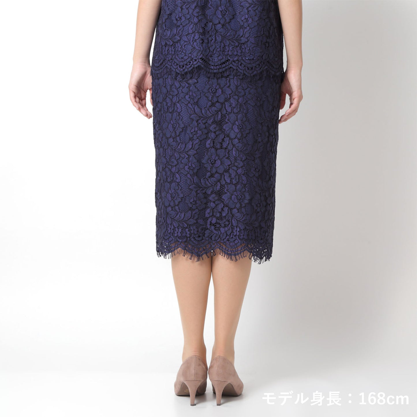 総レースセットアップ(model:160cm 着用サイズ:SM)